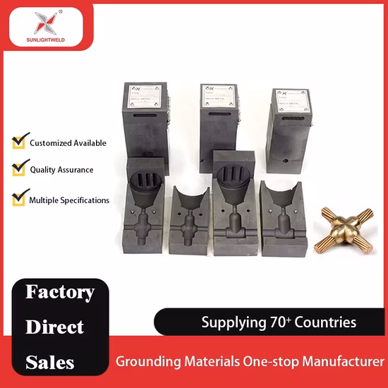 Поставляемая на заводе форма для экзотермической сварки графита